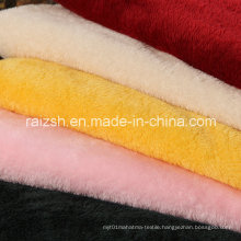 Polyester Weft Dyeing Beiji Velvet Fabric for Clothes / Toys